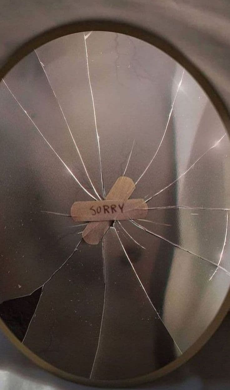 A broken mirror - Love’s Bitter Truth